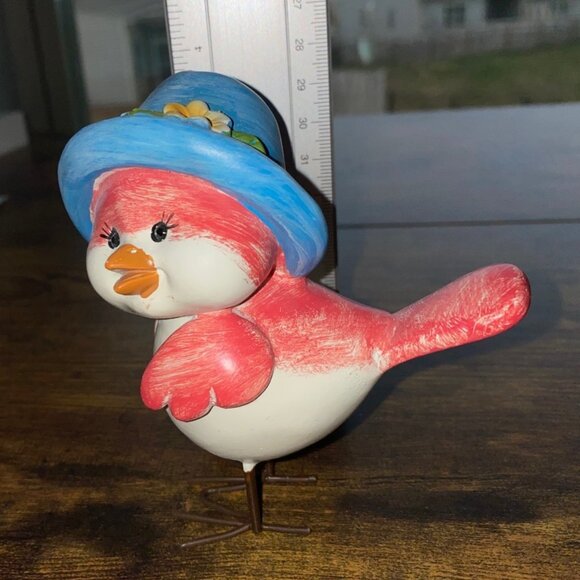 Bird figurines trio bird decor Easter springtime decoration spring tiered tray - Picture 6 of 8